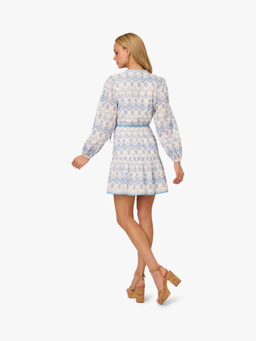 NWT Adrianna Papell Flounce Hem Short Dress 18W - Picture 2 of 13